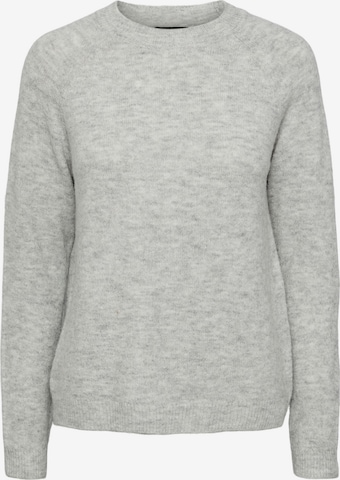 PIECES Sweater 'Juliana' in Grey: front