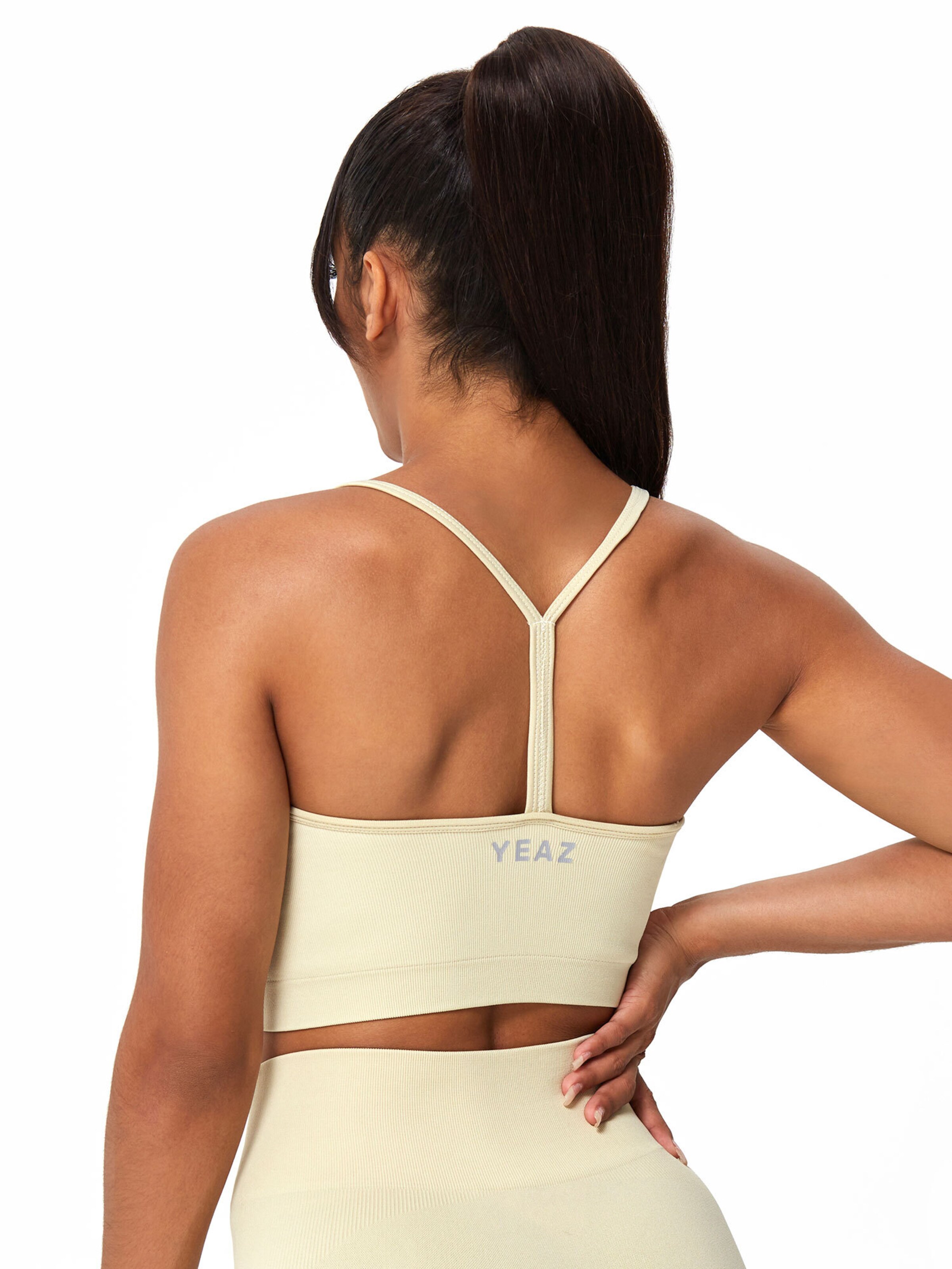 Top sportivo 'Charm' di YEAZ in beige