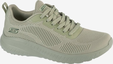 SKECHERS Sneakers laag 'Skechers Bobs Squad Chaos - Face Off' in Grijs: voorkant