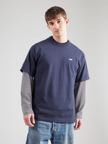 VANS - Camiseta en azul: frente