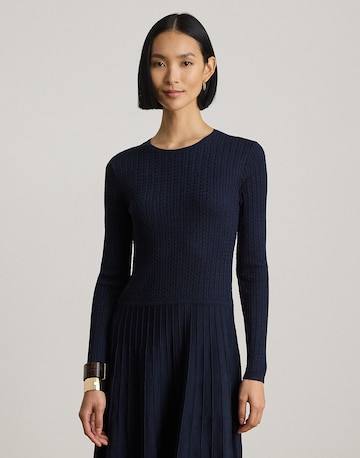 Lauren Ralph Lauren Kootud kleit, värv sinine
