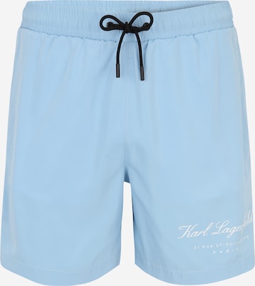 Karl Lagerfeld Ujumispüksid 'HOTEL', värv sinine: eest vaates