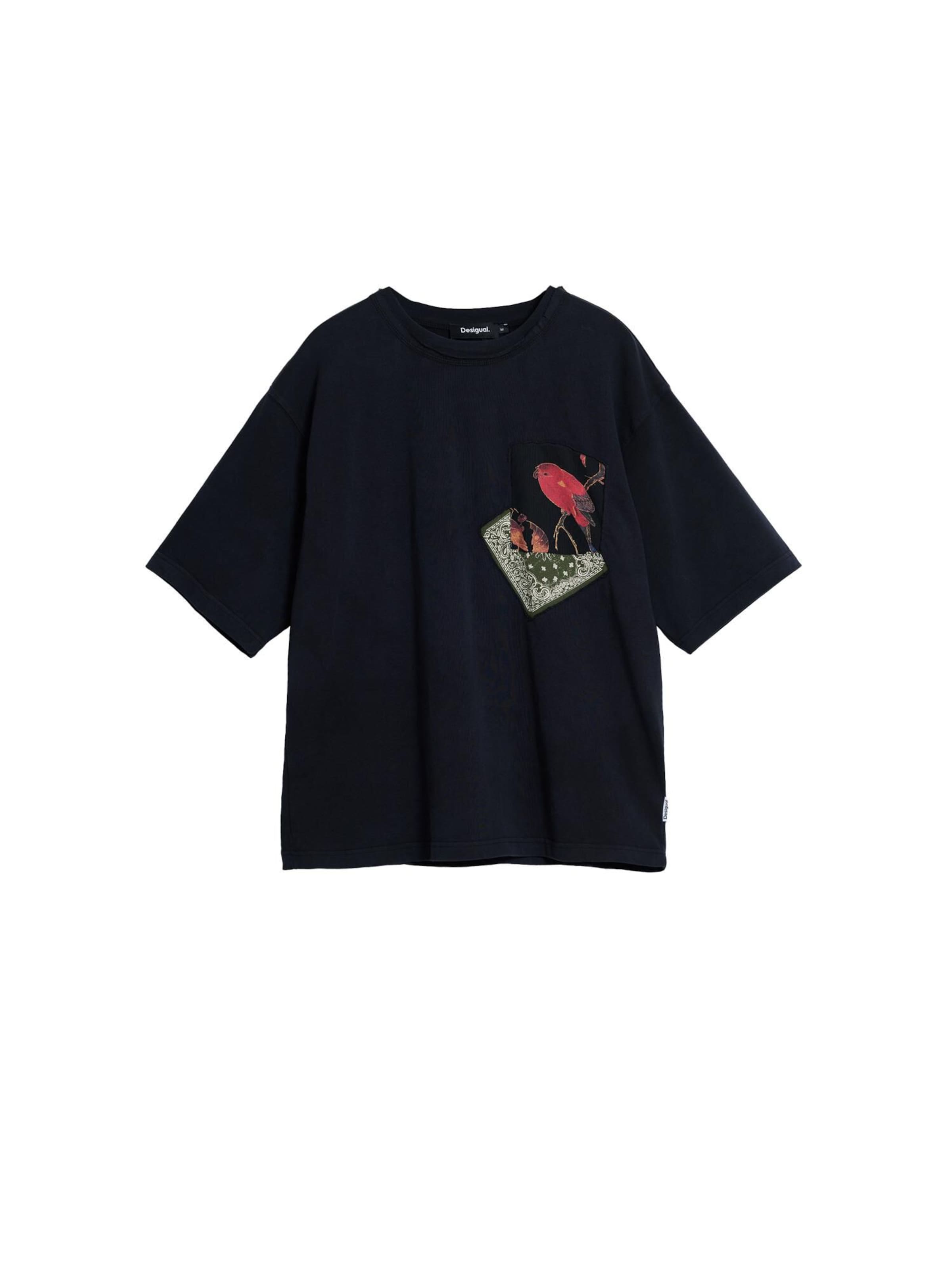 juoda Desigual Marškinėliai: priekis