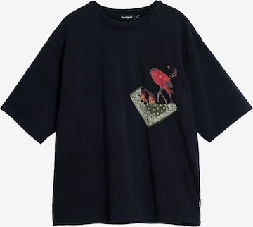 juoda Desigual Marškinėliai: priekis