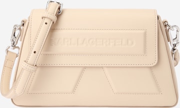 Karl Lagerfeld Skuldertaske 'Ikon' i beige: forside