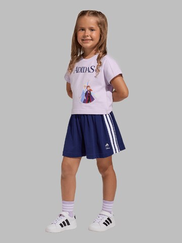 ADIDAS SPORTSWEAR Trainingspak in Lila: voorkant