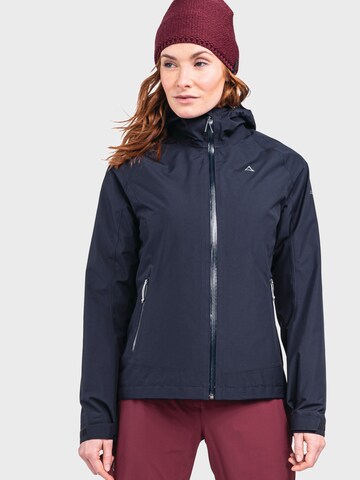 Veste outdoor Schöffel en bleu : devant