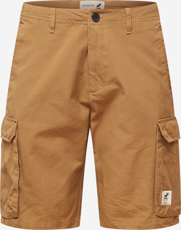Fat Moose Cargo Pants in Brown: front