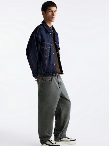 Pull&Bear Wide leg Jeans in Grijs