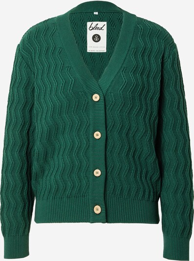 Geacă tricotată bleed clothing pe verde, Vizualizare produs