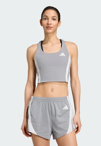 ADIDAS PERFORMANCE Sporttop 'Adizero Archive' in Grijs: voorkant