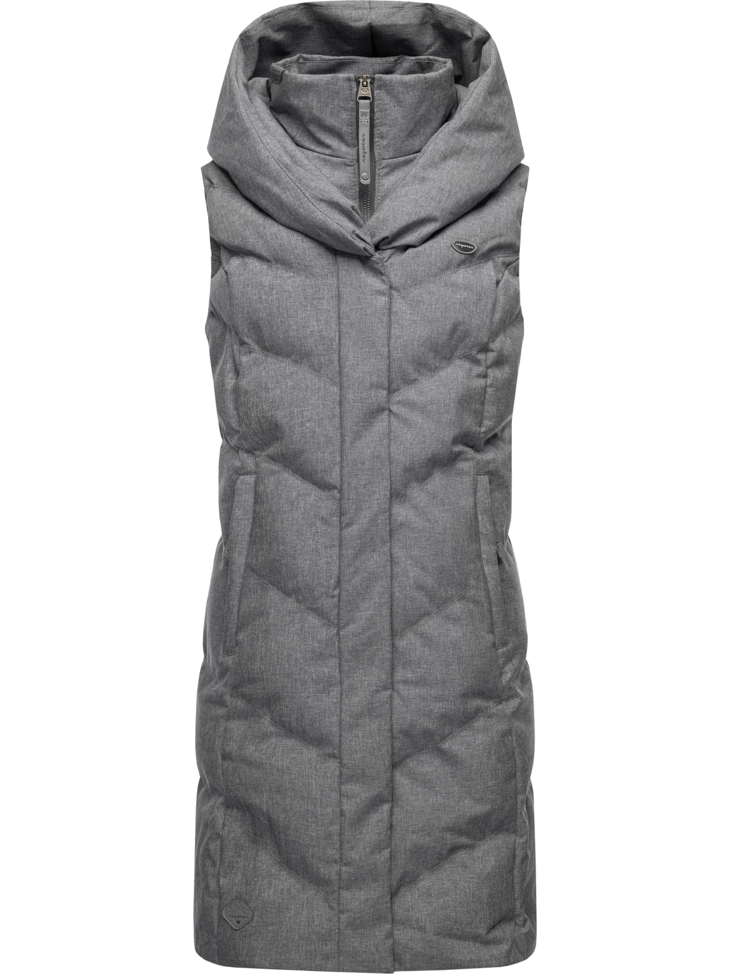 Ragwear Vest 'Natalka' in Grey: front