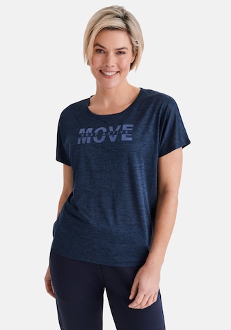 T-shirt fonctionnel 'Carly' STOOKER WOMEN en bleu : devant