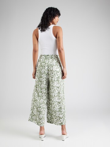 Wide Leg Pantalon Sublevel en vert