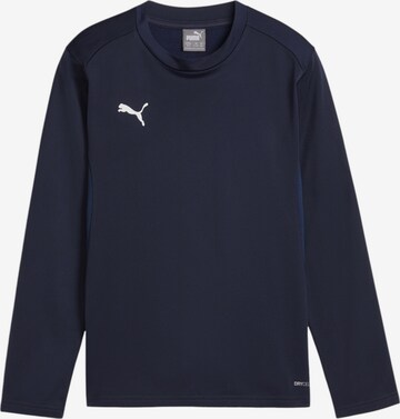 PUMA Athletic Sweatshirt in Blue: front