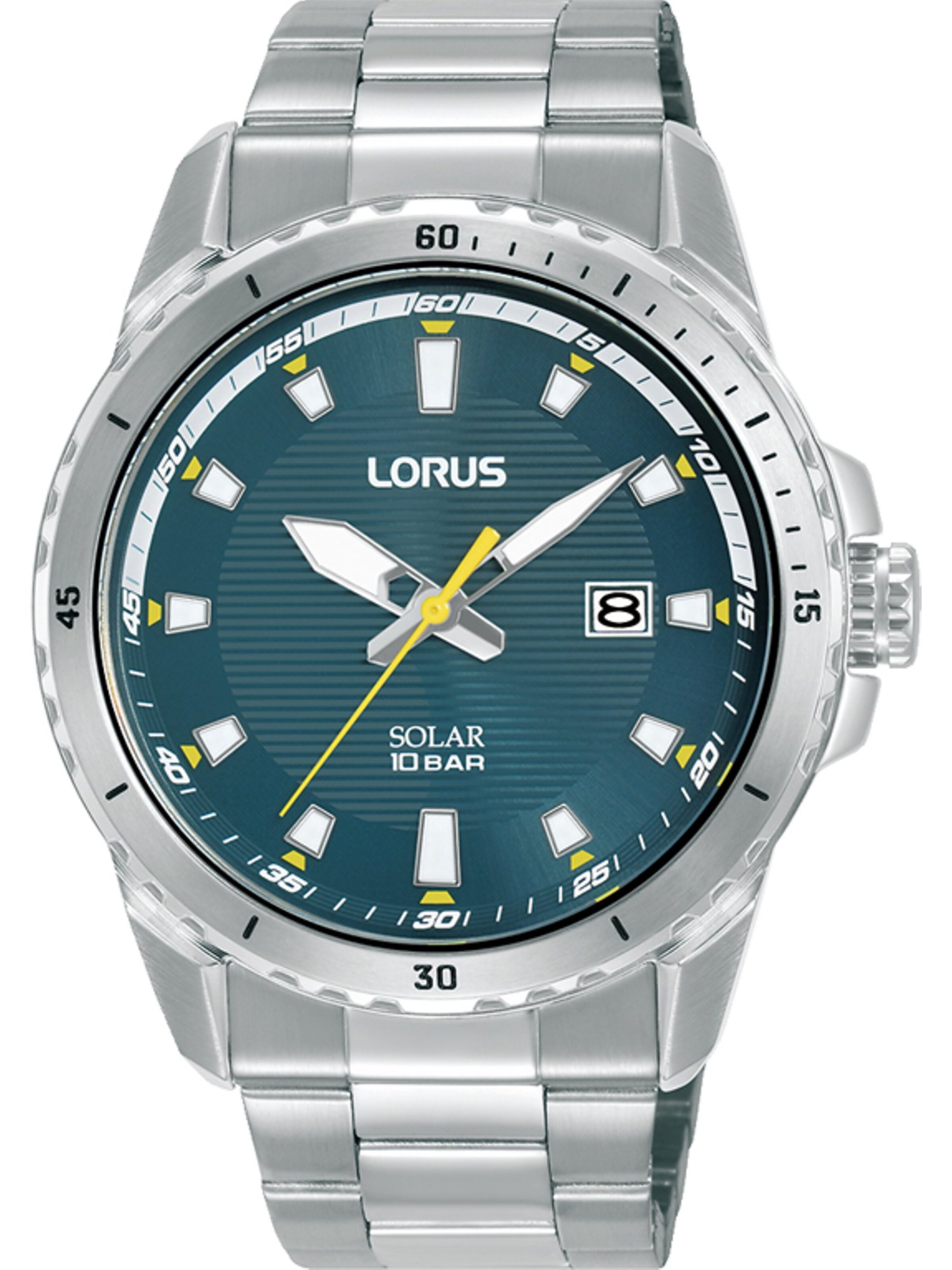 LORUS Analog Watch 'Solar' in Blue: front