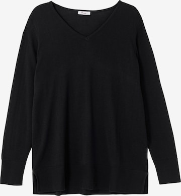 SHEEGO Пуловер в черно: отпред