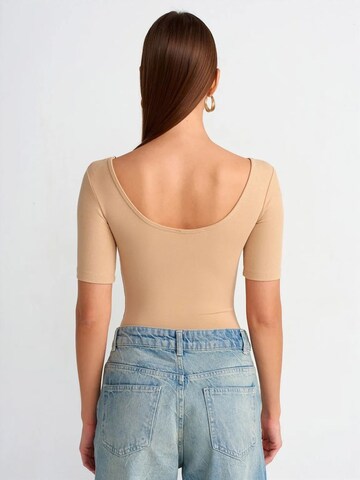 Dilvin Jumpsuit 'Overalls'‌‌‌‌‌‌ in Beige
