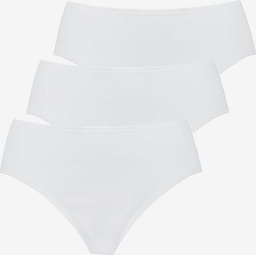 Nina von C. Panty 'Fine Cotton' in Weiß: Vorderseite