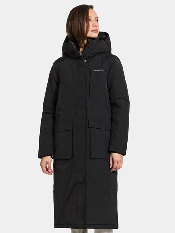 Manteau outdoor 'LEYA' Didriksons en noir : devant