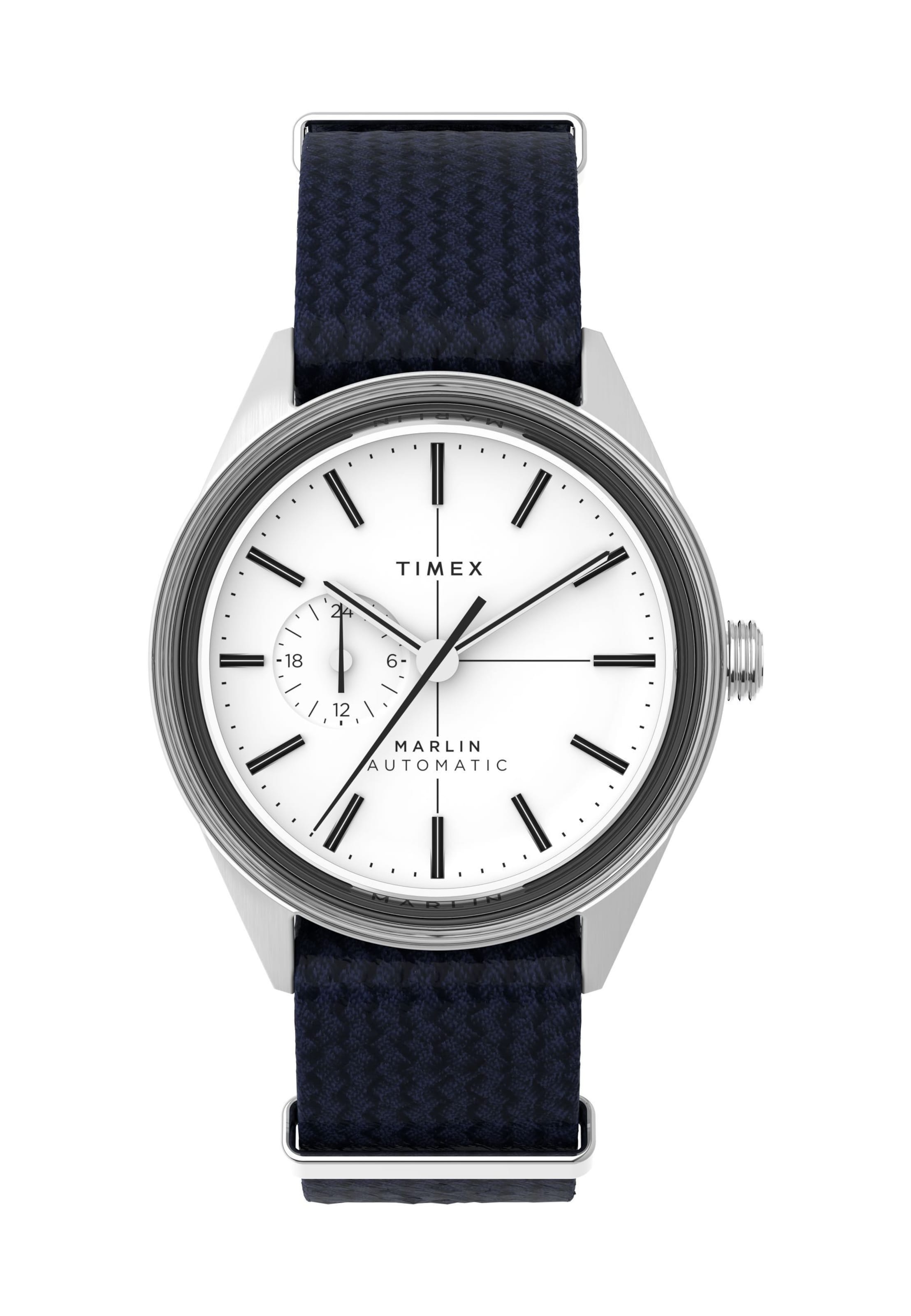 Montre à affichage analogique ' Marlin® Jet Automatic ' TIMEX en noir : devant