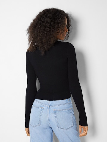 Pull-over Bershka en noir