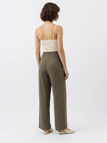 Wide Leg Pantalon 'Hose' Bianco Lucci en vert