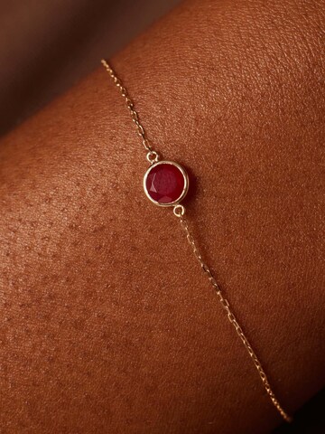 Bracelet 'Geburtsstein' Lucardi en or