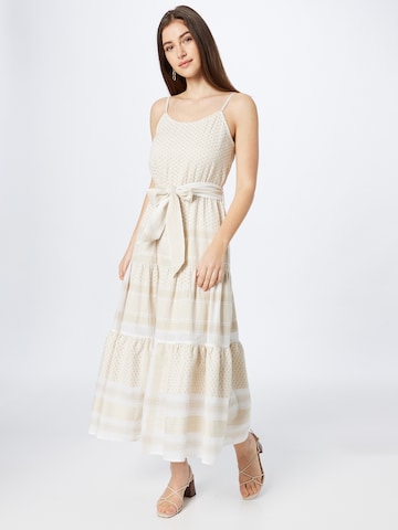 Summery Copenhagen Summer Dress in White: front