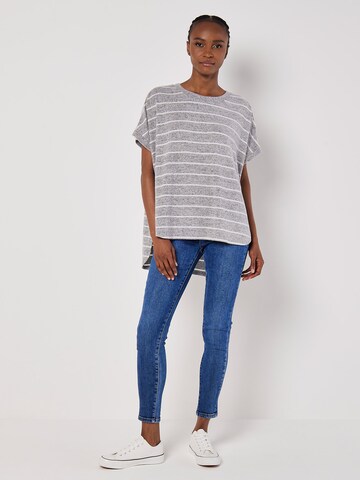 T-shirt oversize Apricot en gris