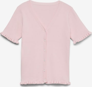 VERO MODA Strickjacke 'VMAviva' in Pink: Vorderseite