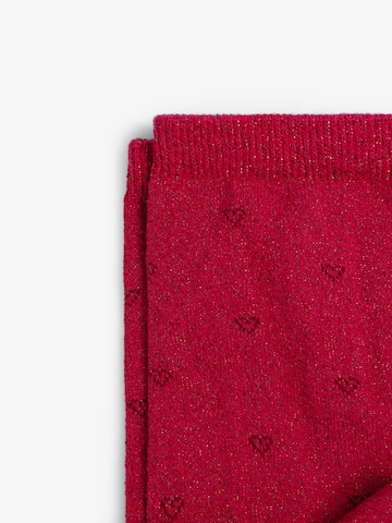 Scalpers Heart Lurex Socks ' ' in Pink