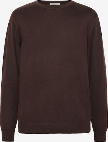 KnowledgeCotton Apparel Sweater in Brown: front