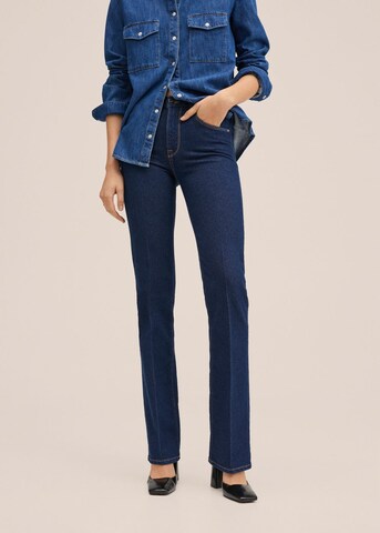 MANGO Flared Jeans 'Philipa' in Blue: front