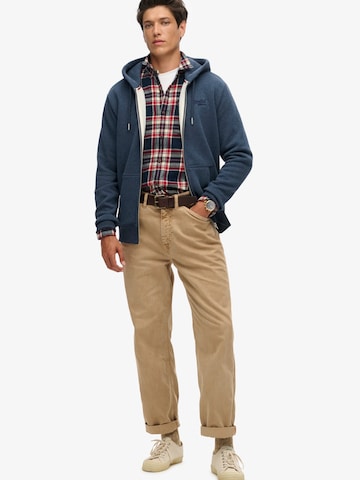 Giacca di felpa 'Essential' di Superdry & Co in blu