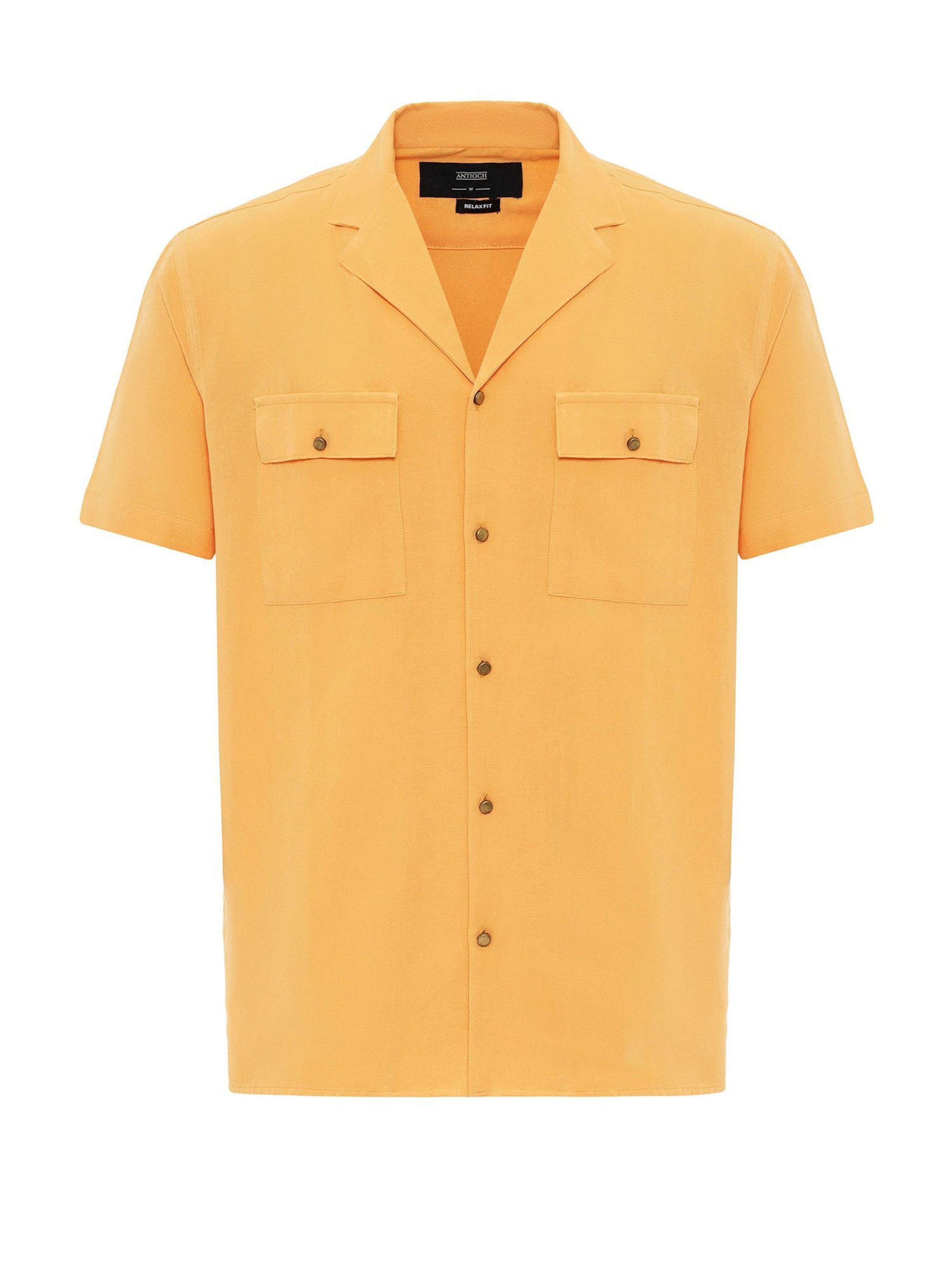 Coupe regular Chemise Antioch en jaune : devant