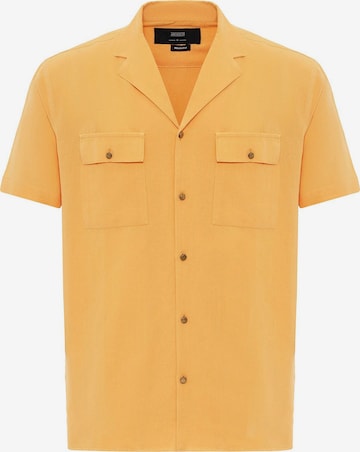 AntiochRegular Fit Košulja - žuta boja: prednji dio