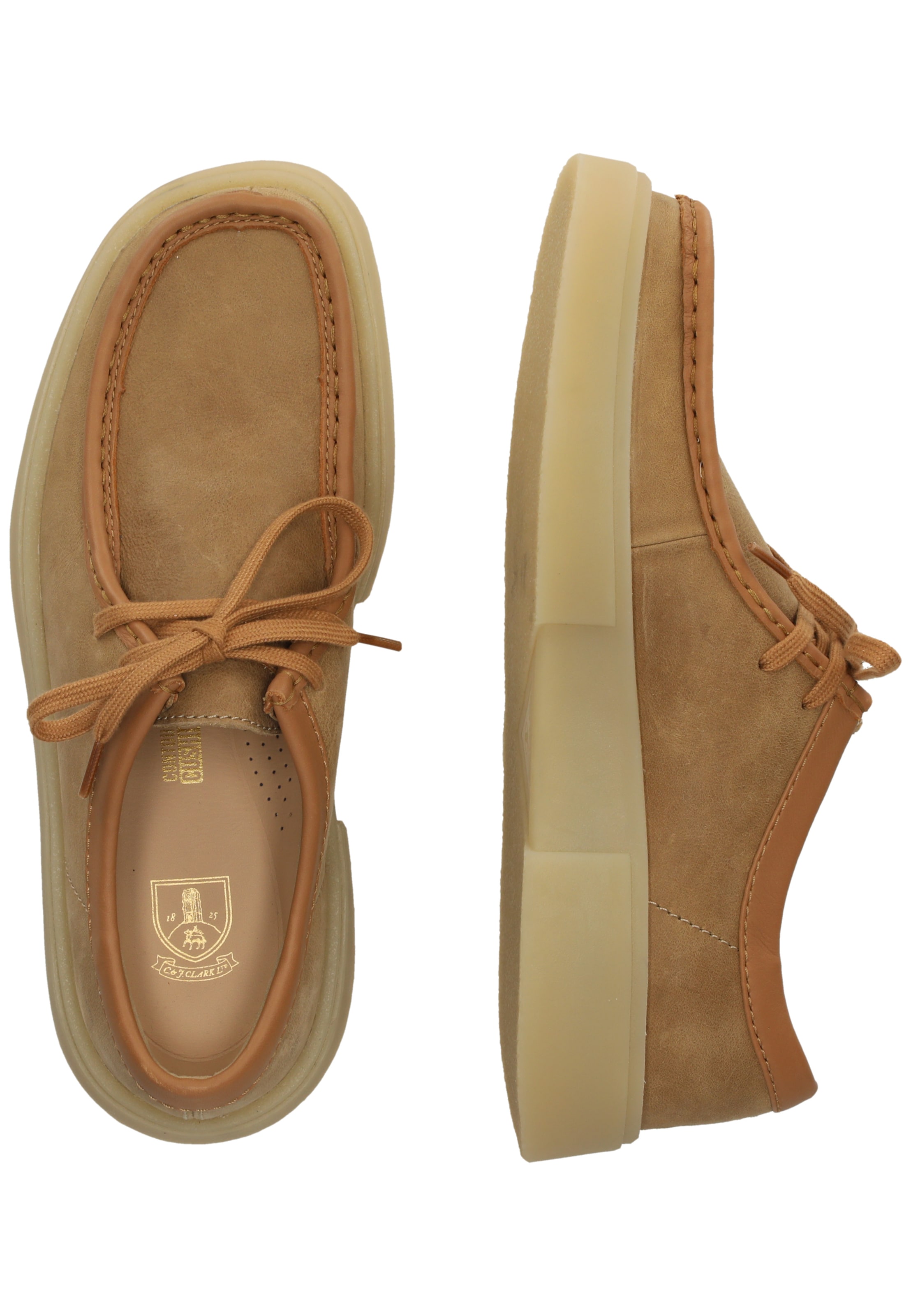 CLARKS Schnürschuhe 'Torview' in Braun