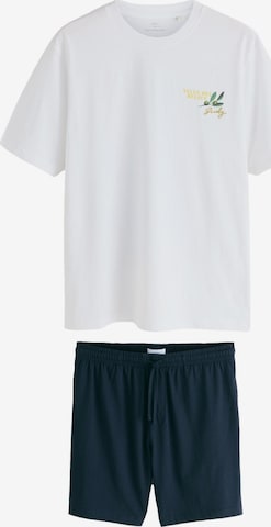 Pyjama court Next en bleu : devant