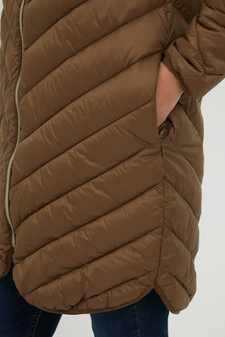 Fransa Winter Coat 'FRBAPADDING 5' in Brown