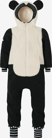 WeeDo Overall 'PANDO Panda' i sort: forside