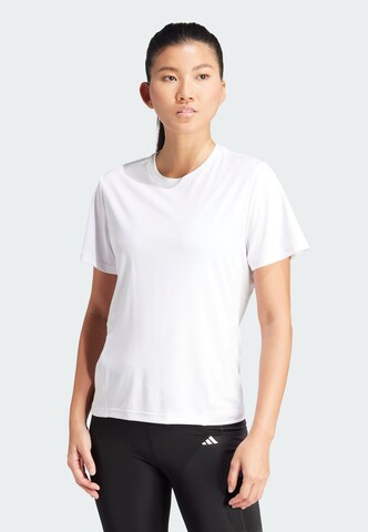 ADIDAS PERFORMANCE Performance shirt 'Designed for Training' in White: front