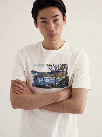 Seasalt Cornwall T-Shirt 'Midwatch' in Weiß: Vorderseite