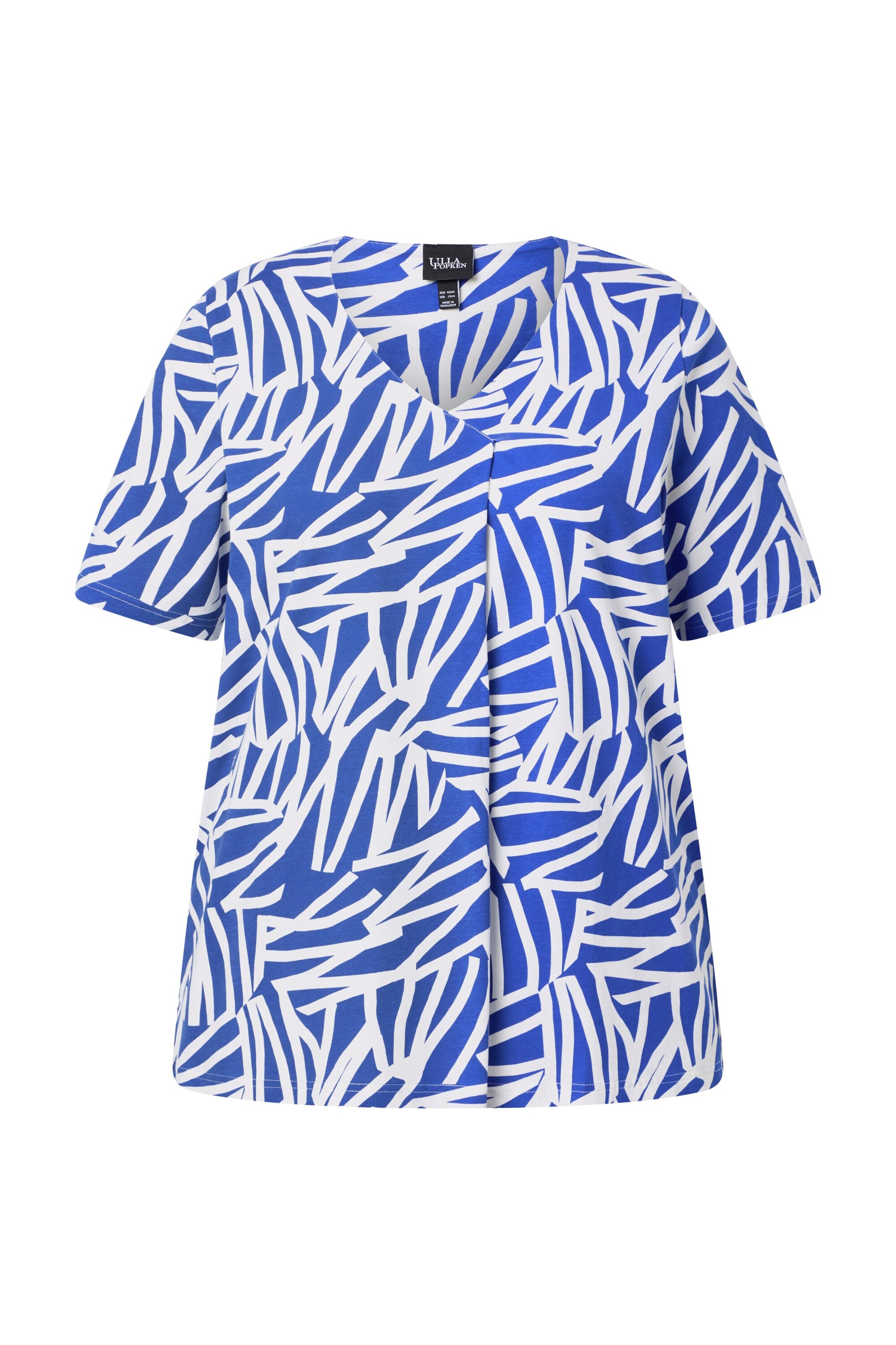 Ulla Popken Shirt in Blau: Vorderseite