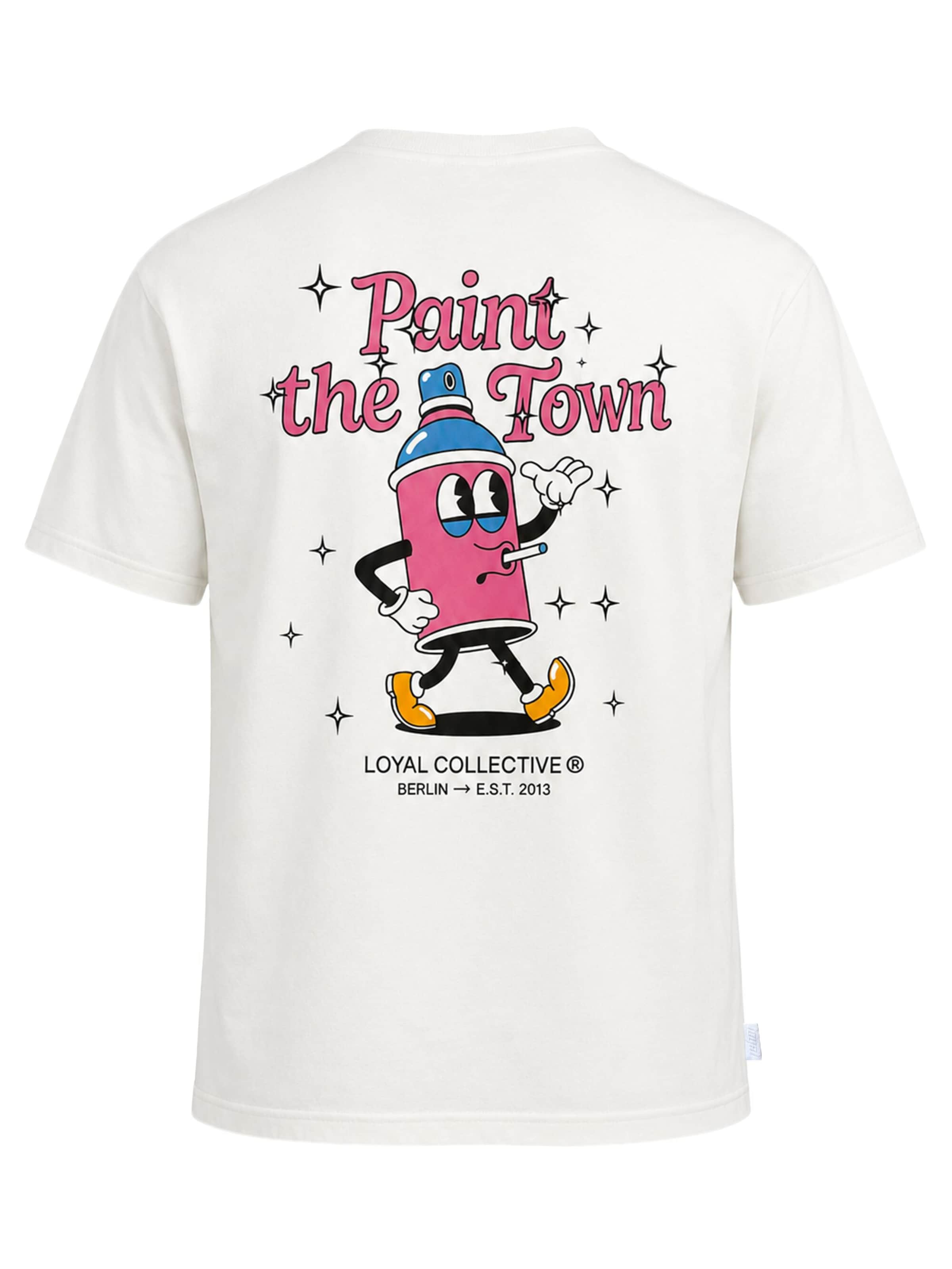 loyal T-Shirt in Regular Fit in Weiß