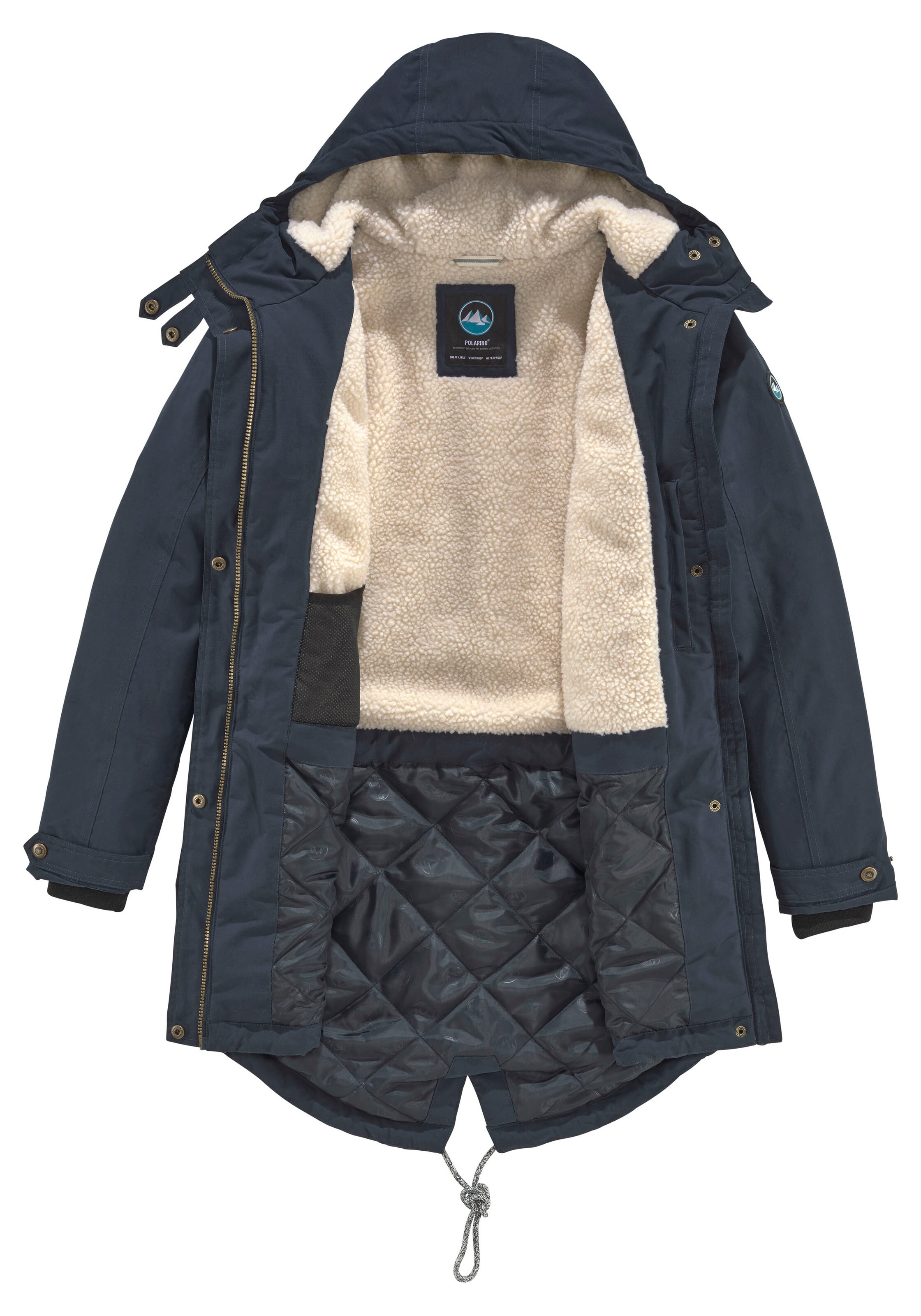 POLARINO Funktionsjacke in Blau