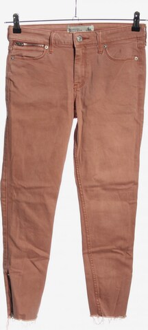 Abercrombie & Fitch Skinny Jeans 25-26 x 26 in Braun: predná strana
