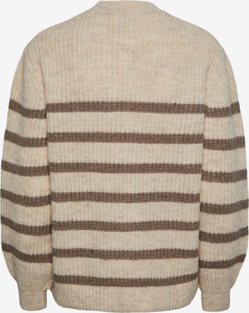 PIECES Sweter 'NANNA' w kolorze beżowy