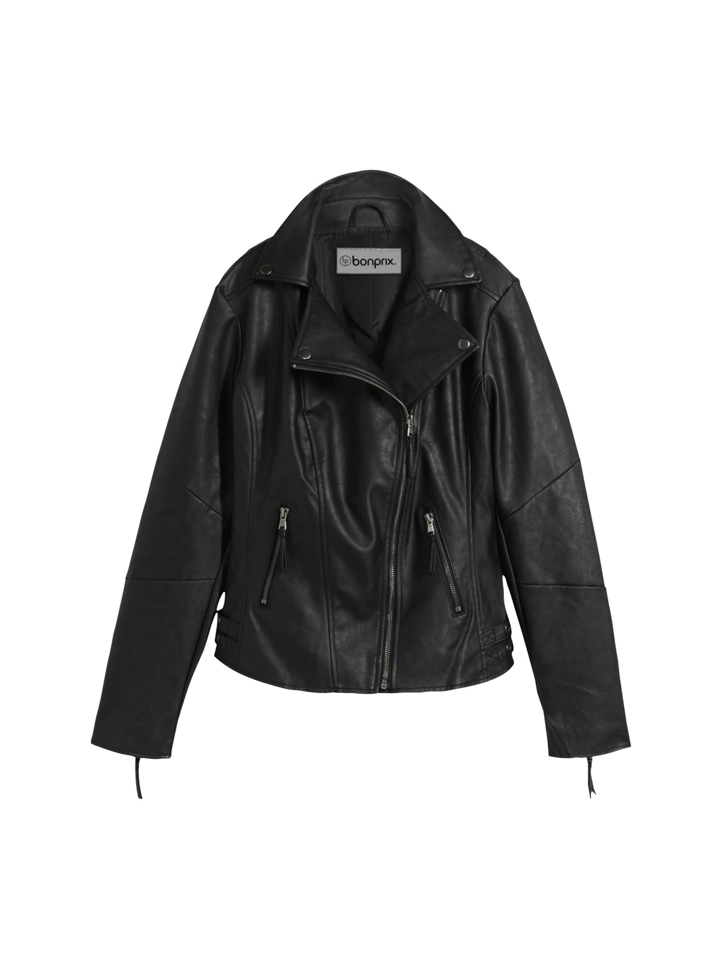 bonprix Jacke in Schwarz: Vorderseite
