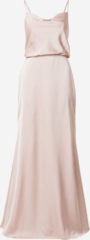 Robe de soirée Laona en rose : devant